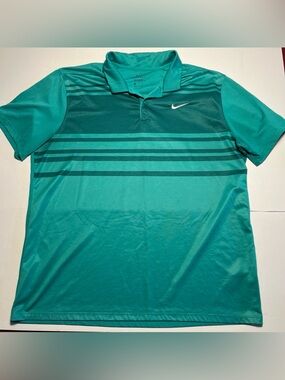 Mens Nike Green XL Golf Polo